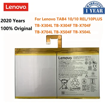 100% Eredeti Lenovo TAB4 10 REL PLUSZ TB-X304F TB-X704L TB-X704F TB-X304L TB X504F X504L L16D2P31 7000mAh Akkumulátor, Akkumulátorok
