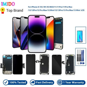 OLED Kijelző Az iphone X XS LCD érintőképernyő Incell Csere Közgyűlés iPhone 11Pro 11Pro Max 12Pro Max 12 Mini Mini 13